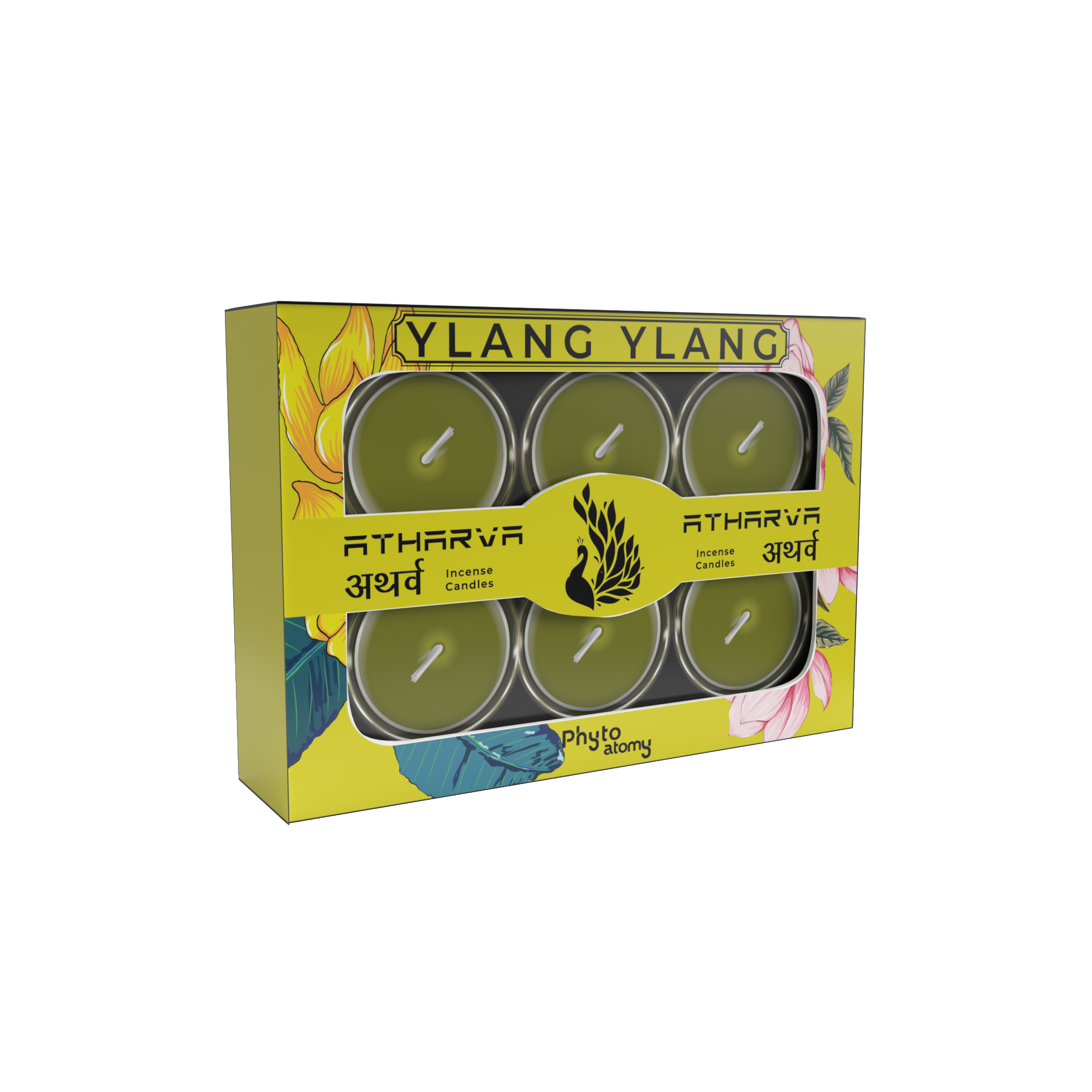 Ylang Ylang Atharva Incense Candles (12 Pcs.)
